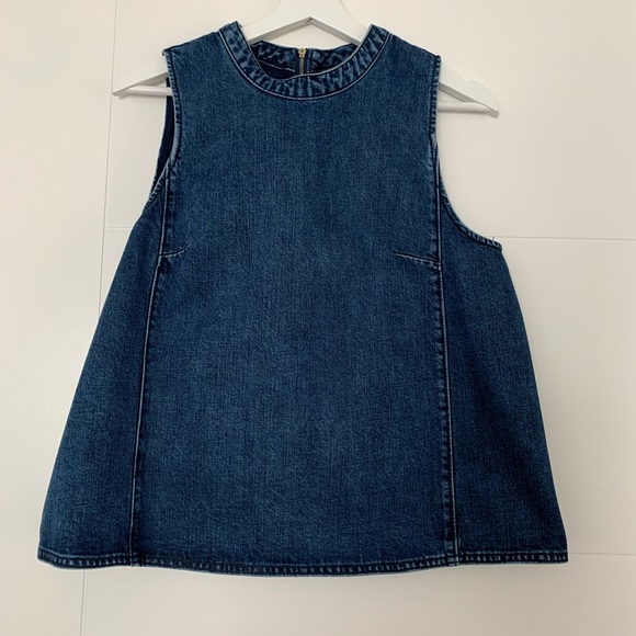 Sweet Jean back zipper top from Anthropologie - Picture 1 of 4